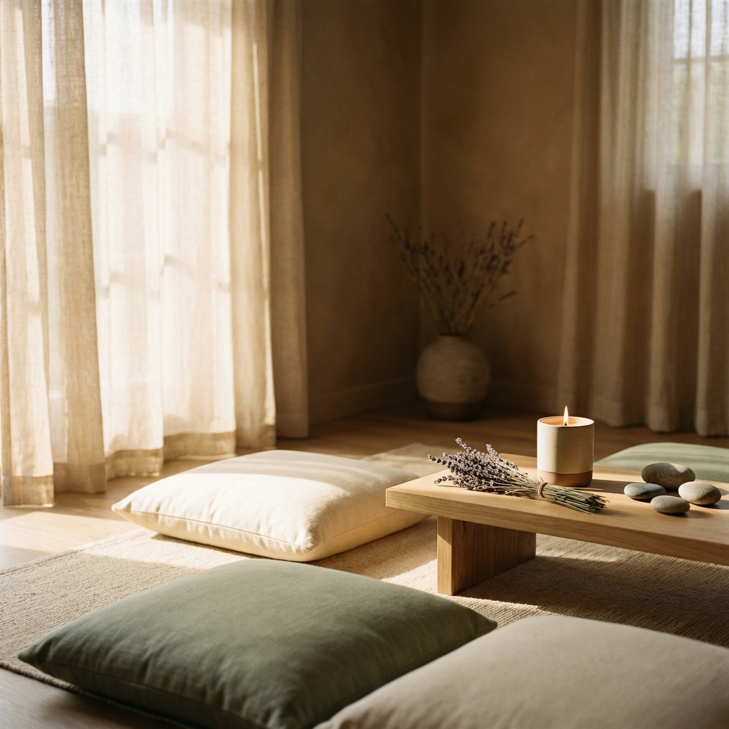 Peaceful sanctuary space